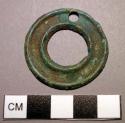 Pendant, disk-shaped