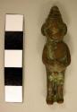 Small cast copper human figure (male)