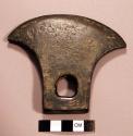 Cast of bronze axe with hole