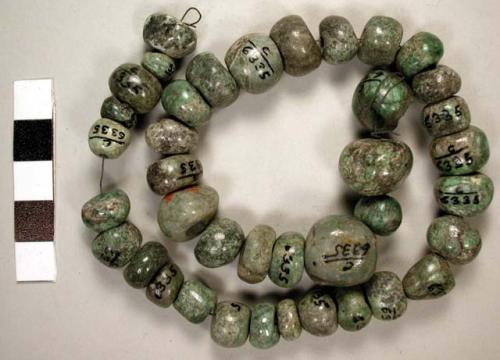 Jadeite beads