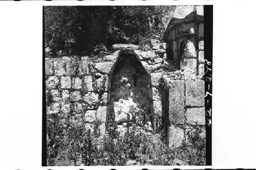 Phallic group. South colonnade, west wall. Vaulted passge from east.