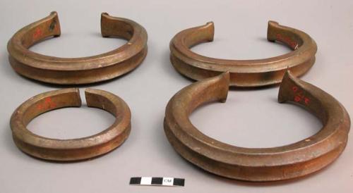 Large brass collars