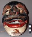 Painted wooden mask
