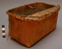Birch bark sugar box, "wigwas kukhums"