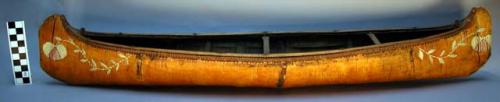 Model of birch bark canoe