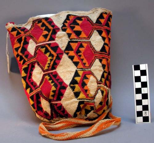 Twined bag, pita, decorated