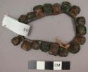 Anklet of copper pendants, worn during dance
