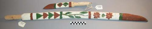 Ceremonial wooden sword, Chapayeka equipment