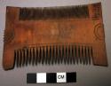 Wooden comb