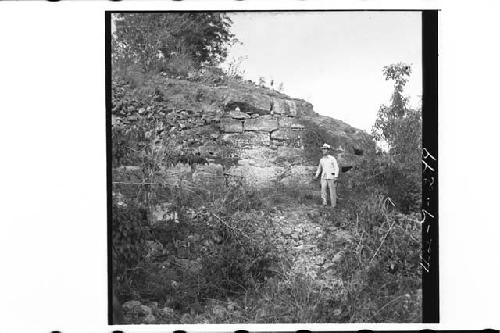 Southwest corner of substructure of Great Pyramid