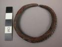 Iron bracelet used to make impression on pottery