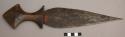 Iron knife of Bianzi or Bangala make