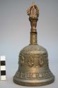 Prayer bell of peh tung (white copper) - used in worship