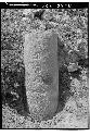 NE corner column with incised decoration, Structure 1A2