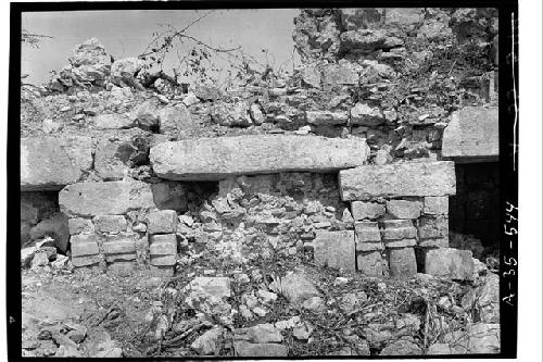 N. Bldg. at main site, 1/4 column jambs, close up of jambs (6x6)