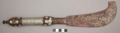 Iron cutlass of type carried by chief