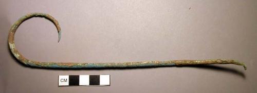 Pin, shepherd's crook