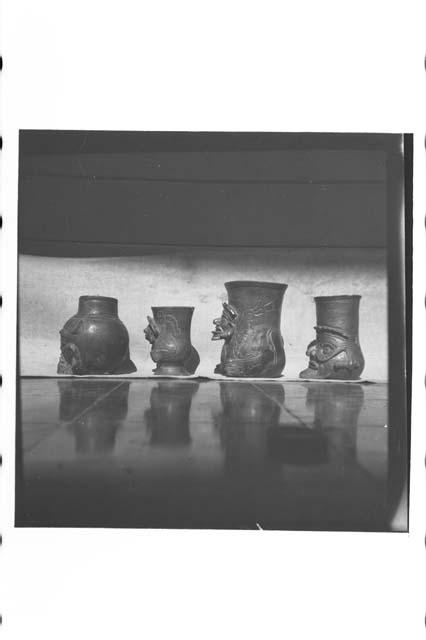 Plumbate effigy vessels in R. Guirola Coll. - Finca Buena Vista, San Pablo