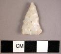 Small white chert point