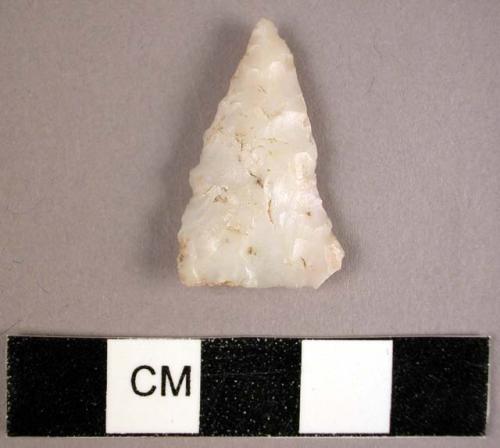 Small white chert point