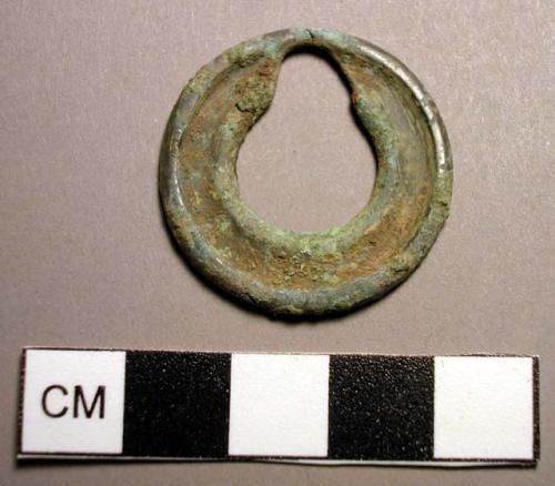 Pendant, disk-shaped