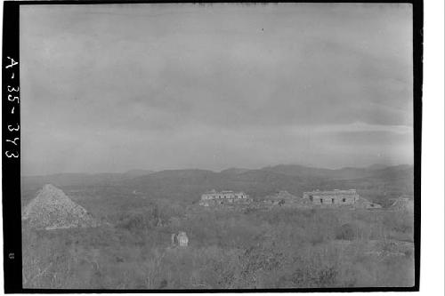 View of site from structure 1A1