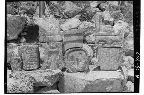Decoration from debris before Story II, Str. 2A1