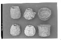 Miniature vessels: A2-43, A1-537-Tomb VI, A1-536-Tomb VI, A1-569, A1-538-Tomb VI