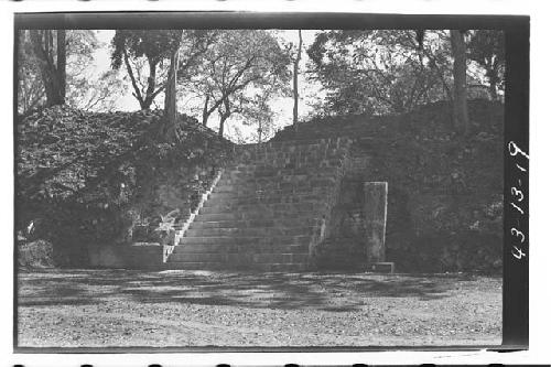 Stairway after repair