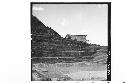 Panorama of north side of central mound, from center of north boundary wall, loo