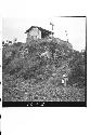 Templo Mayor with modern Indian shrine on top from SW