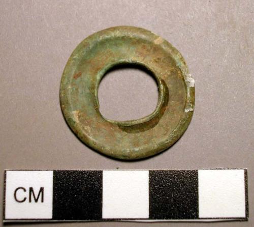 Pendant, disk-shaped