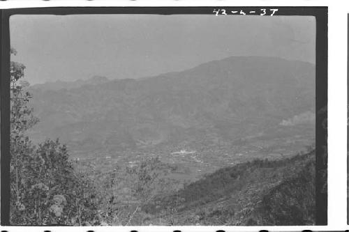 View of Nebaj; Coming Down the Pass