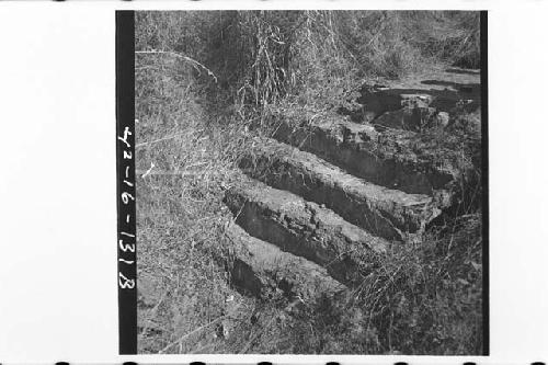 Steps on west side of Mound 1