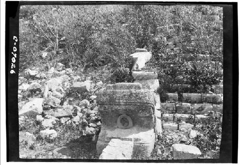 High Priest grave, Serpent balustrade (?)