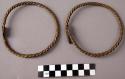 Women's brass anklets for chief's wives