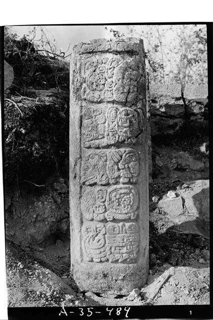 Glyphic group, S. bldg., E. column.