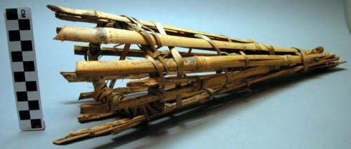 Rat snare, reeds bound together with fibre, bukia