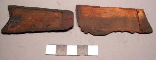 Egyptian leather from Mummy cases