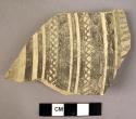 Dark brown on buff painted ware, body sherd, jar