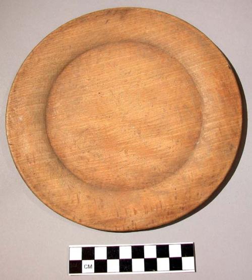 Wooden plate