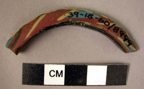 Fragment of glass - probably bangle