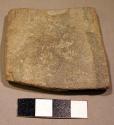 Fragment of stone tablet