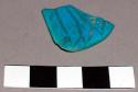 Fragment of glazed pottery