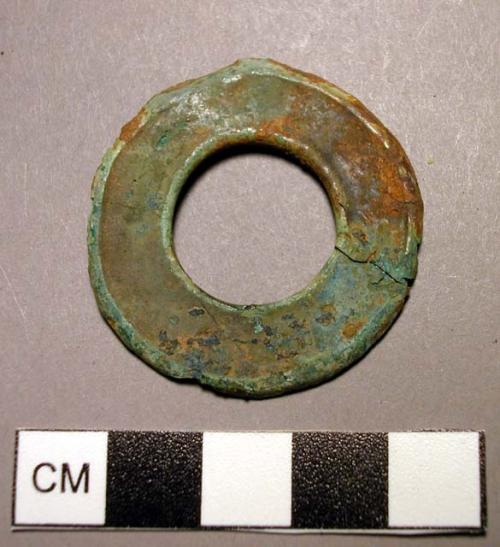 Pendant, disk-shaped