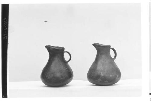 Modern black pitchers