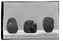 Pottery slabs. L: 3084-Burial A-22, M: 4676:-Burial Pyramid I, Str. A-V, R: 3085