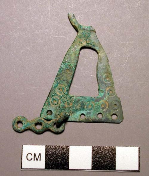 Pendant, triangular