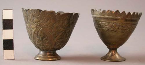 Brass cup holders (turk. zarf)