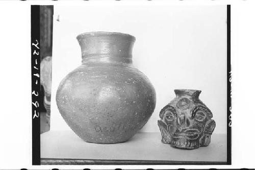 Plumbate Standard Jar and Plumbate Miniature Head Jar